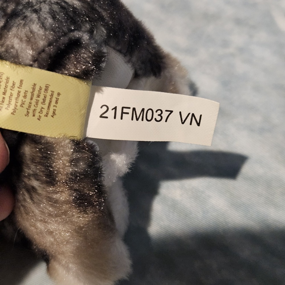 Folkmanis Tabby Cat Finger Puppet 4" Plush 21FM037 VN - Picture 4 of 7